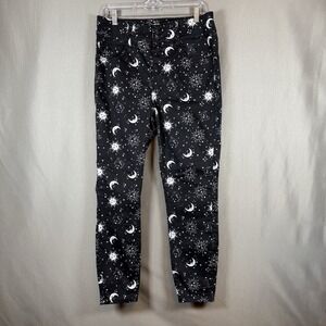 Hot Topic Denim Celestial High Rise Skinny Jeans Juniors Sun & Moon Goth 13